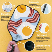 Bacon & Eggs Pickleball Paddle